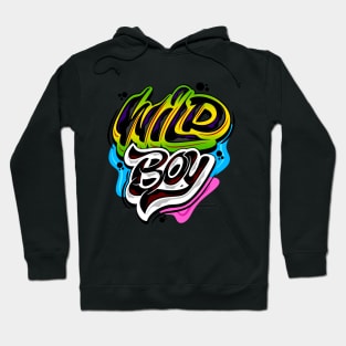 Wild Boy Typography Lettering Hoodie